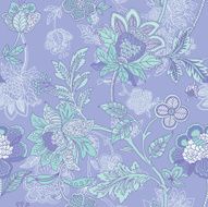 Seamless Pattern with floral ornament N162