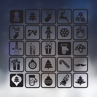 Christmas icons set N178