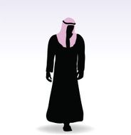 man in middle east style clothing dress N4