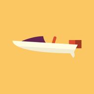 Boat Transportation Flat Icon N2