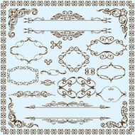 Ornate victorian art set