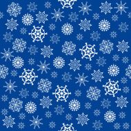 Seamless background with snowflakes N5