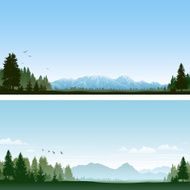 Forest and mountains N2