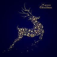 Vector Christmas Reindeer N4