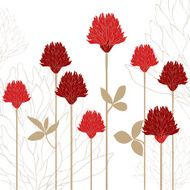 Flower card N38