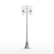 Vector Street Lamp Isolated on White Background