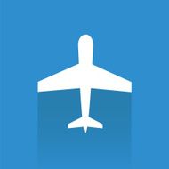 Airplane trendy icon