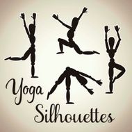 Fitness Icons silhouettes