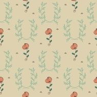 ornament seamless of floral graphic design elements N4