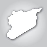 Syria Silhouette White