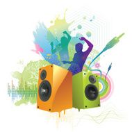 Musical Abstract Graphic
