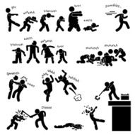 Zombie Undead Attack Apocalypse Pictogram