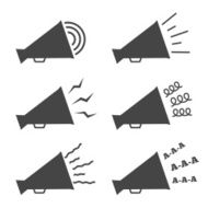 Megaphone Icons
