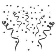 Party streamers Silhouette Surprise