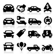 Auto business icons N2