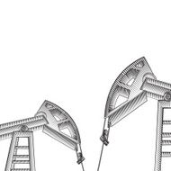 Oil derricks