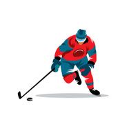 Hockey vector sign