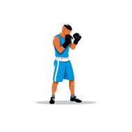 The boxer vector sign