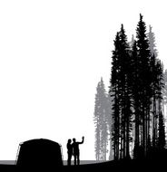 Couple Tenting