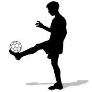 soccer players with the ball N4