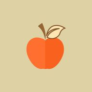 Apple Food Flat Icon