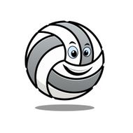 Cartoon Volleyball Ball N7