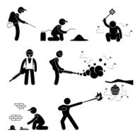 Exterminator Pest Control Pictogram