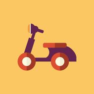 Bike Transportation Flat Icon N2