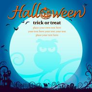 Halloween full moon background