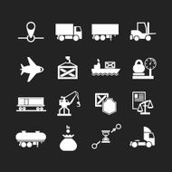 Set icons of logistic N2
