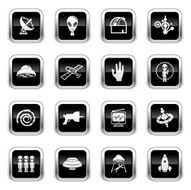 Supergloss Black Icons - UFO