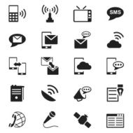 Communication icon set N27