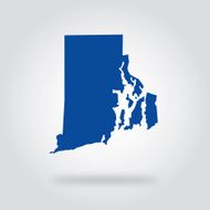 Rhode Island Blue State Icon