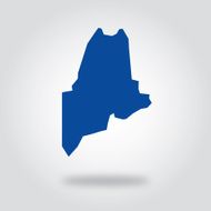 Maine Blue State Icon