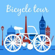 Bicycle tour poster