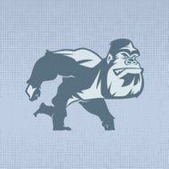 angry chimp mascot N2