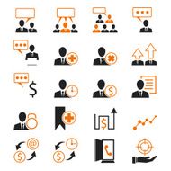 Business and presentation icons N4