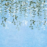 abstract leaves with vintage background