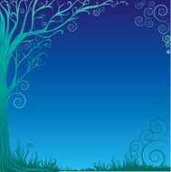 decorative tree background N2