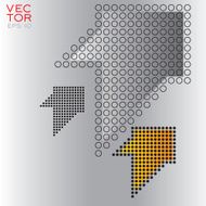 background arrows set N2