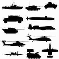 Military Silhouette Collection (vector jpg)