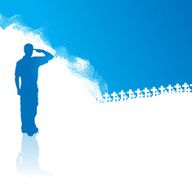 US Military Soldier Cemetery - Holiday Background N4