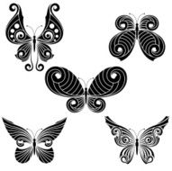 Set of butterflies N11