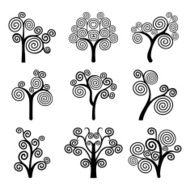 Trees from swirls