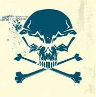 human skull and bones symbol