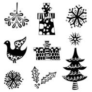 Retro Christmas Elements N3