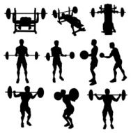 Weight Lifting Silhouette Collection