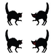 Halloween Cat Silhouette N5