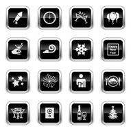 Supergloss Black Icons - New Year&#039;s Eve