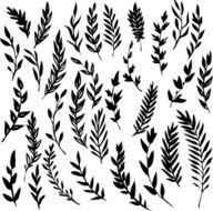 set of abstract branches with leaves